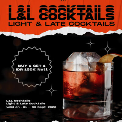 Get a Late and Light Cocktails!